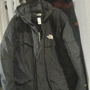 Mens North Face black winter coat size 4XL